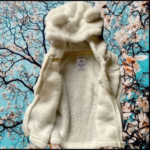 White CARTER’s Sleeve-less Hoodie